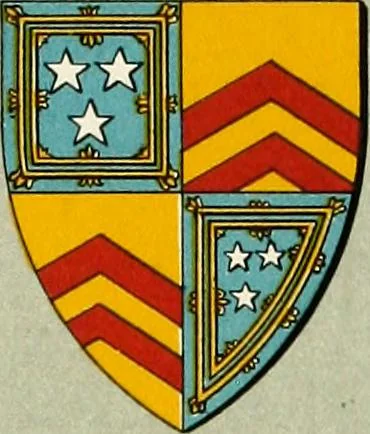 An illustration from The heraldry of the Murrays : with notes on all the males of the family, descriptions of the arms, plates and pedigrees, 1910, leaf 97