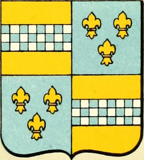 An illustration from The heraldry of the Stewarts : with notes on all the males of the family, descriptions of the arms, plates and pedigrees, 1906, leaf 67