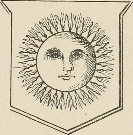 An illustration from Heraldry simplified; a popular treatise on the subject of heraldry, together with a glossary of technical terms, and nearly two hundred drawings, 1899, leaf 14