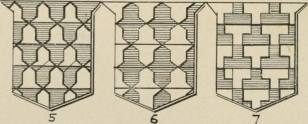 An illustration from Heraldry simplified; a popular treatise on the subject of heraldry, together with a glossary of technical terms, and nearly two hundred drawings, 1899, leaf 43