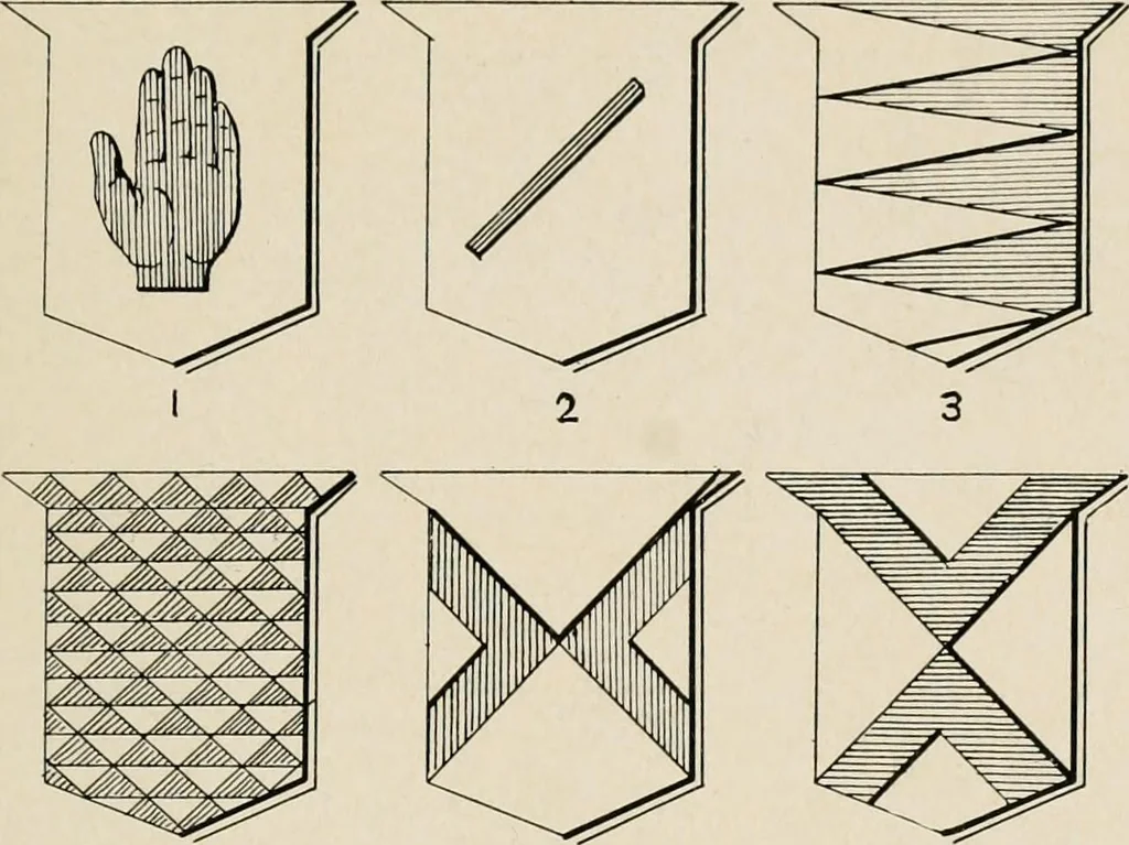An illustration from Heraldry simplified; a popular treatise on the subject of heraldry, together with a glossary of technical terms, and nearly two hundred drawings, 1899, leaf 60
