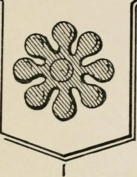 An illustration from Heraldry simplified; a popular treatise on the subject of heraldry, together with a glossary of technical terms, and nearly two hundred drawings, 1899, leaf 61