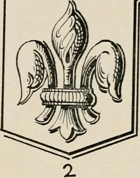 An illustration from Heraldry simplified; a popular treatise on the subject of heraldry, together with a glossary of technical terms, and nearly two hundred drawings, 1899, leaf 61