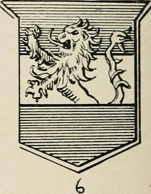 An illustration from Heraldry simplified; a popular treatise on the subject of heraldry, together with a glossary of technical terms, and nearly two hundred drawings, 1899, leaf 61