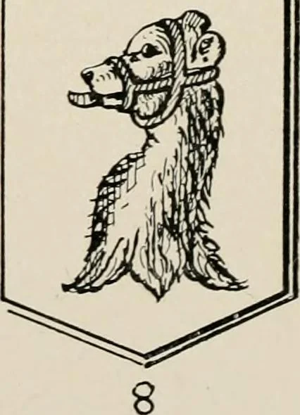 An illustration from Heraldry simplified; a popular treatise on the subject of heraldry, together with a glossary of technical terms, and nearly two hundred drawings, 1899, leaf 61