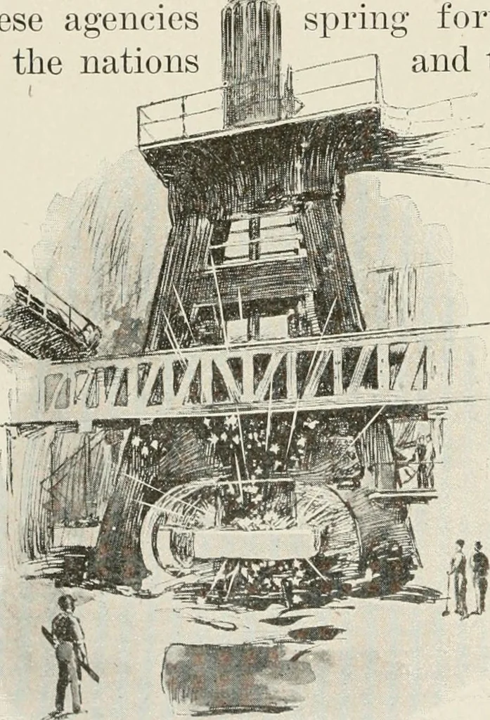 An illustration from Heralds of the morning : the meaning of the social and political problems of to-day and the significance of the great phenomena in nature, 1909, leaf 117