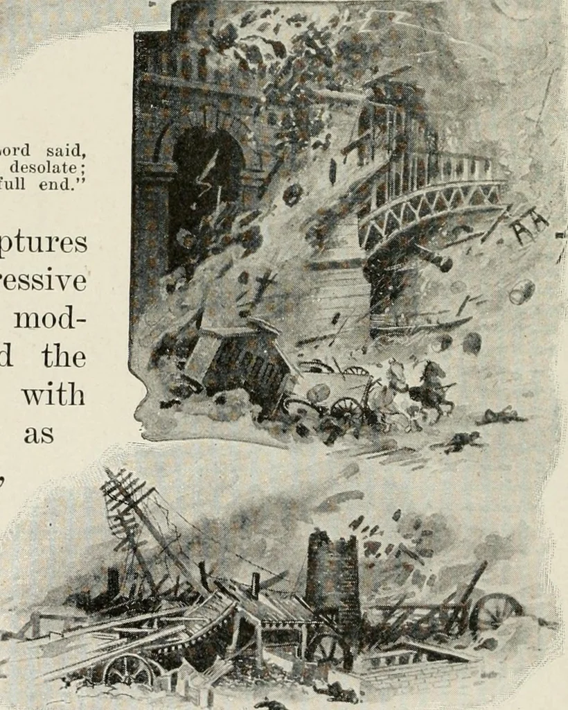 An illustration from Heralds of the morning : the meaning of the social and political problems of to-day and the significance of the great phenomena in nature, 1909, leaf 333