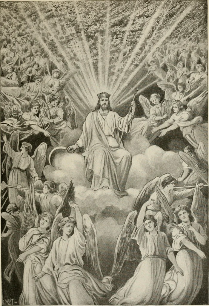 An illustration from Heralds of the morning : the meaning of the social and political problems of to-day and the significance of the great phenomena in nature, 1909, leaf 406