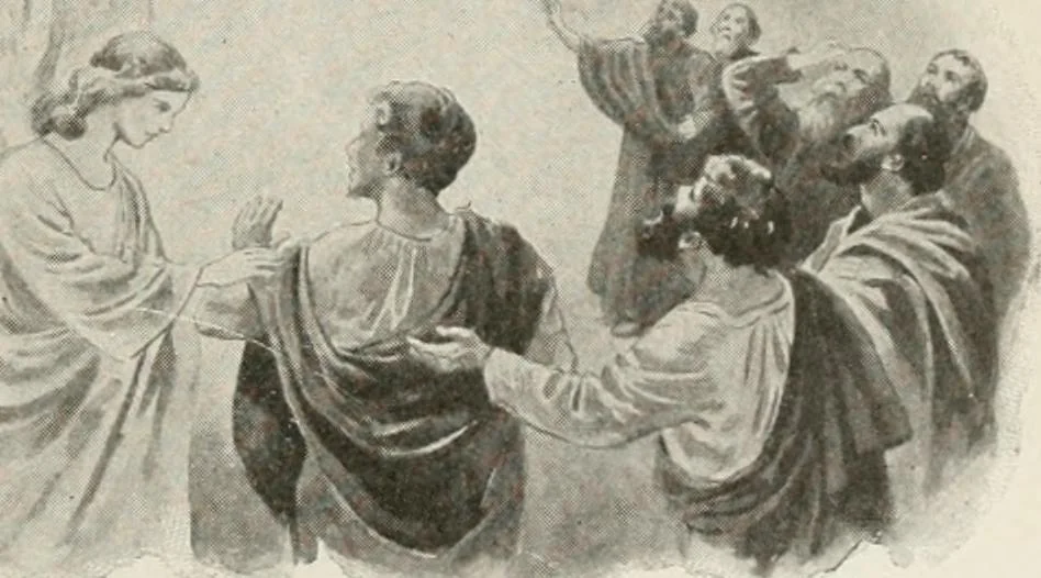 An illustration from Heralds of the morning : the meaning of the social and political problems of to-day and the significance of the great phenomena in nature, 1909, leaf 48