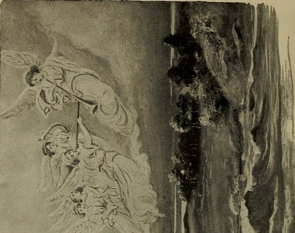 An illustration from Heralds of the morning; the meaning of the social and political problems of to-day and the significance of the great phenomena in nature .., 1909, leaf 16