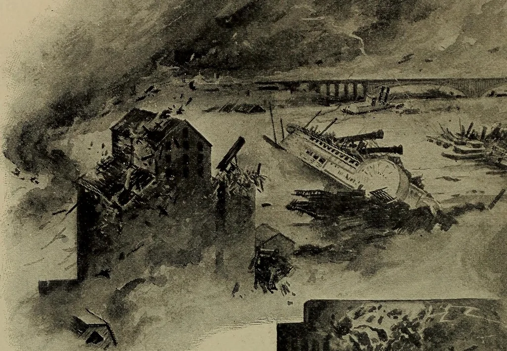 An illustration from Heralds of the morning; the meaning of the social and political problems of to-day and the significance of the great phenomena in nature .., 1909, leaf 332