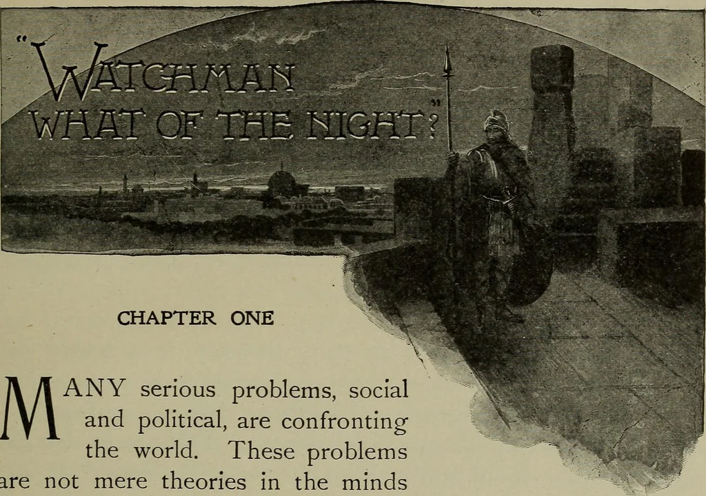 An illustration from Heralds of the morning, the meaning of the social and political problems of to-day and the significance of the great phenomena in nature .., 1899, leaf 20