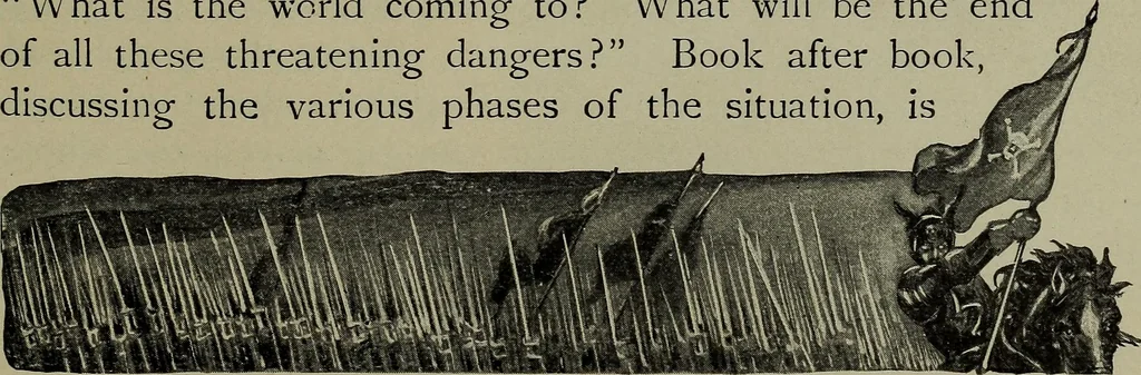 An illustration from Heralds of the morning, the meaning of the social and political problems of to-day and the significance of the great phenomena in nature .., 1899, leaf 24