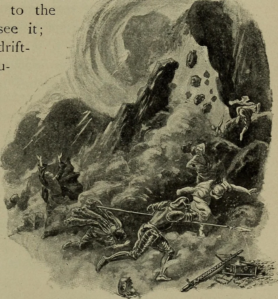 An illustration from Heralds of the morning, the meaning of the social and political problems of to-day and the significance of the great phenomena in nature .., 1899, leaf 26
