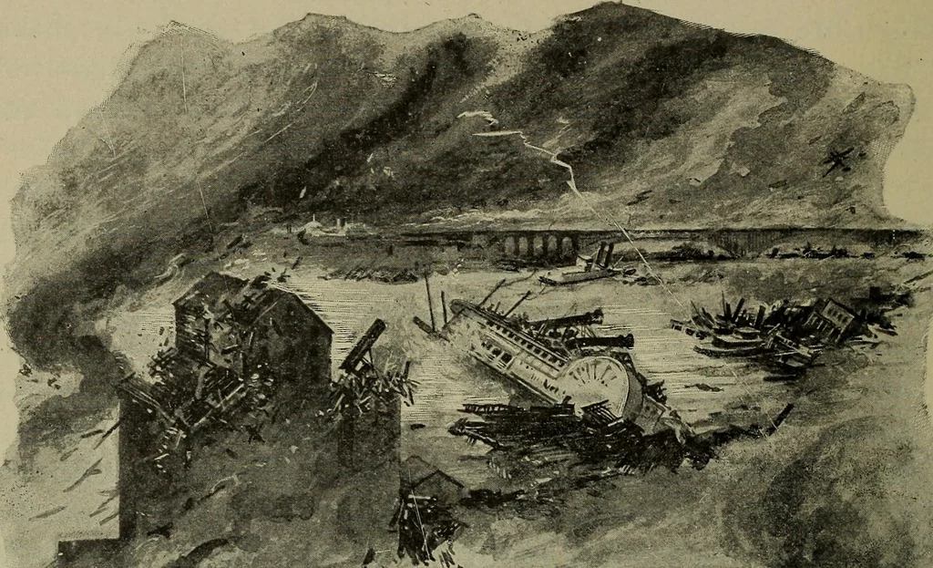 An illustration from Heralds of the morning, the meaning of the social and political problems of to-day and the significance of the great phenomena in nature .., 1899, leaf 279