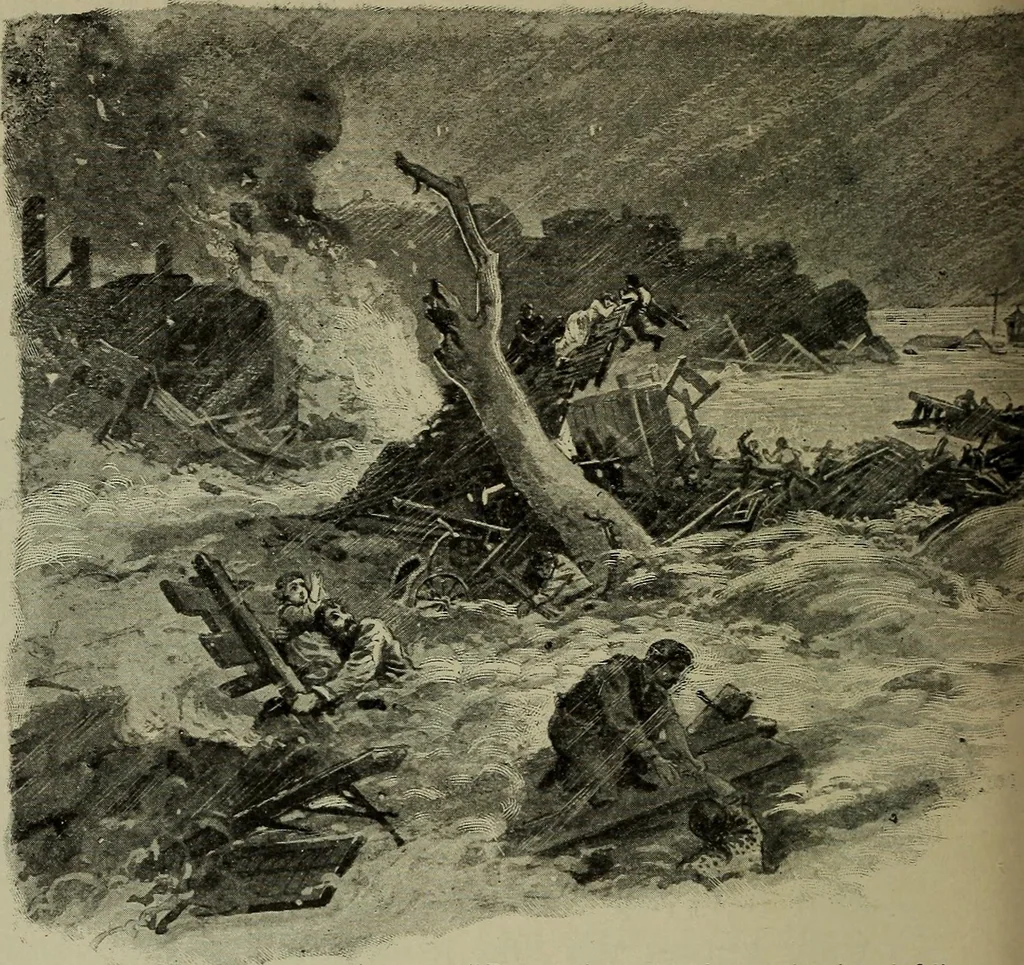 An illustration from Heralds of the morning, the meaning of the social and political problems of to-day and the significance of the great phenomena in nature .., 1899, leaf 283