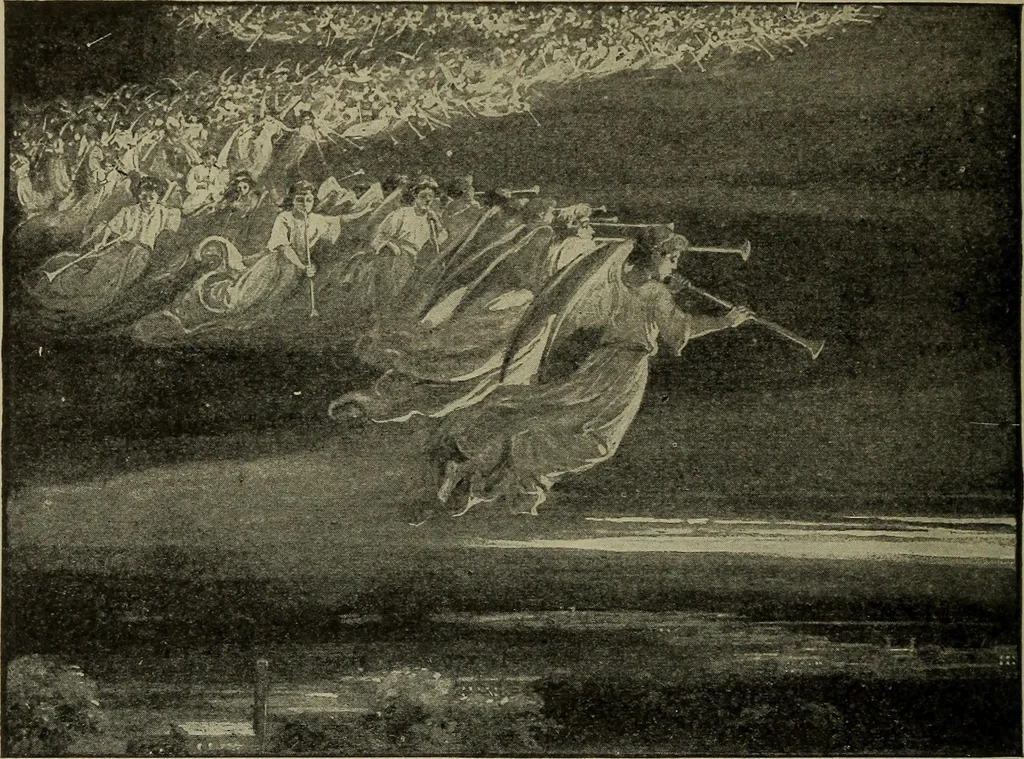 An illustration from Heralds of the morning, the meaning of the social and political problems of to-day and the significance of the great phenomena in nature .., 1899, leaf 47