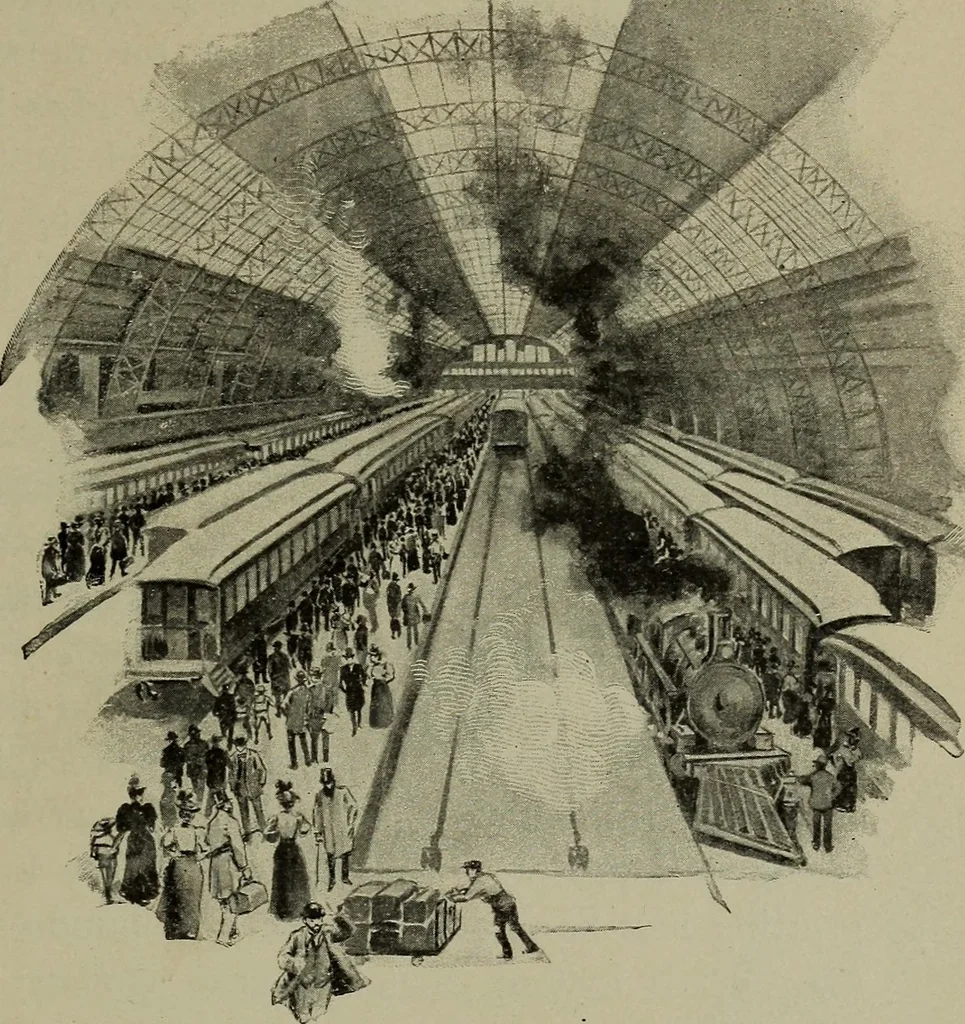 An illustration from Heralds of the morning, the meaning of the social and political problems of to-day and the significance of the great phenomena in nature .., 1899, leaf 94