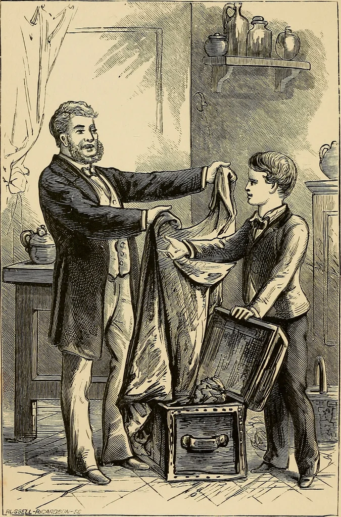 An illustration from Herbert Carter's legacy, or, The inventor's son, 1875, leaf 73