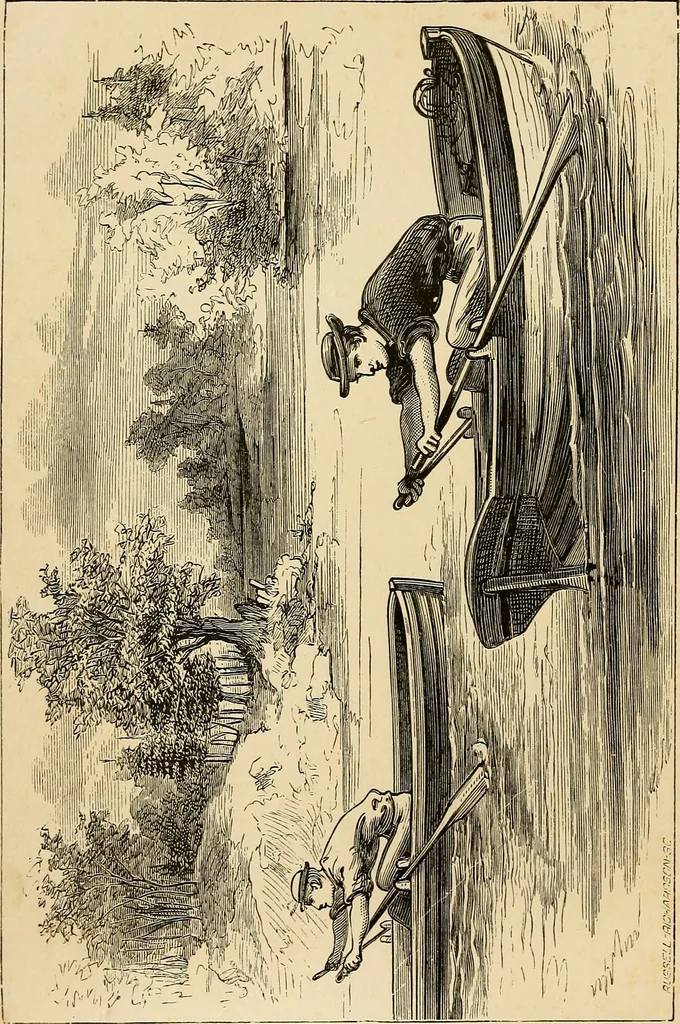 An illustration from Herbert Carter's legacy, or, The inventor's son, 1875, leaf 9