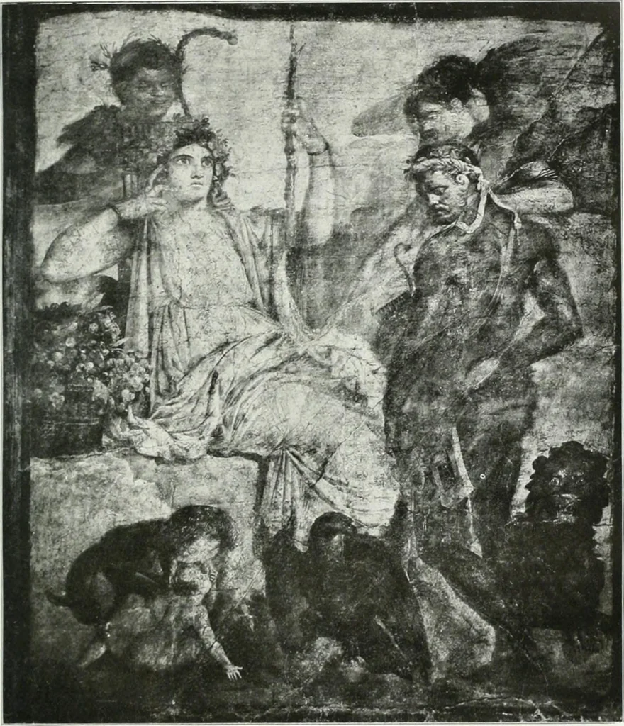 An illustration from Herculaneum, past, present & future, 1908, leaf 158