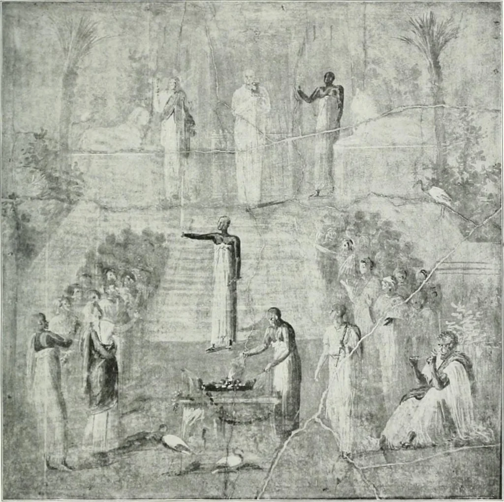 An illustration from Herculaneum, past, present & future, 1908, leaf 282