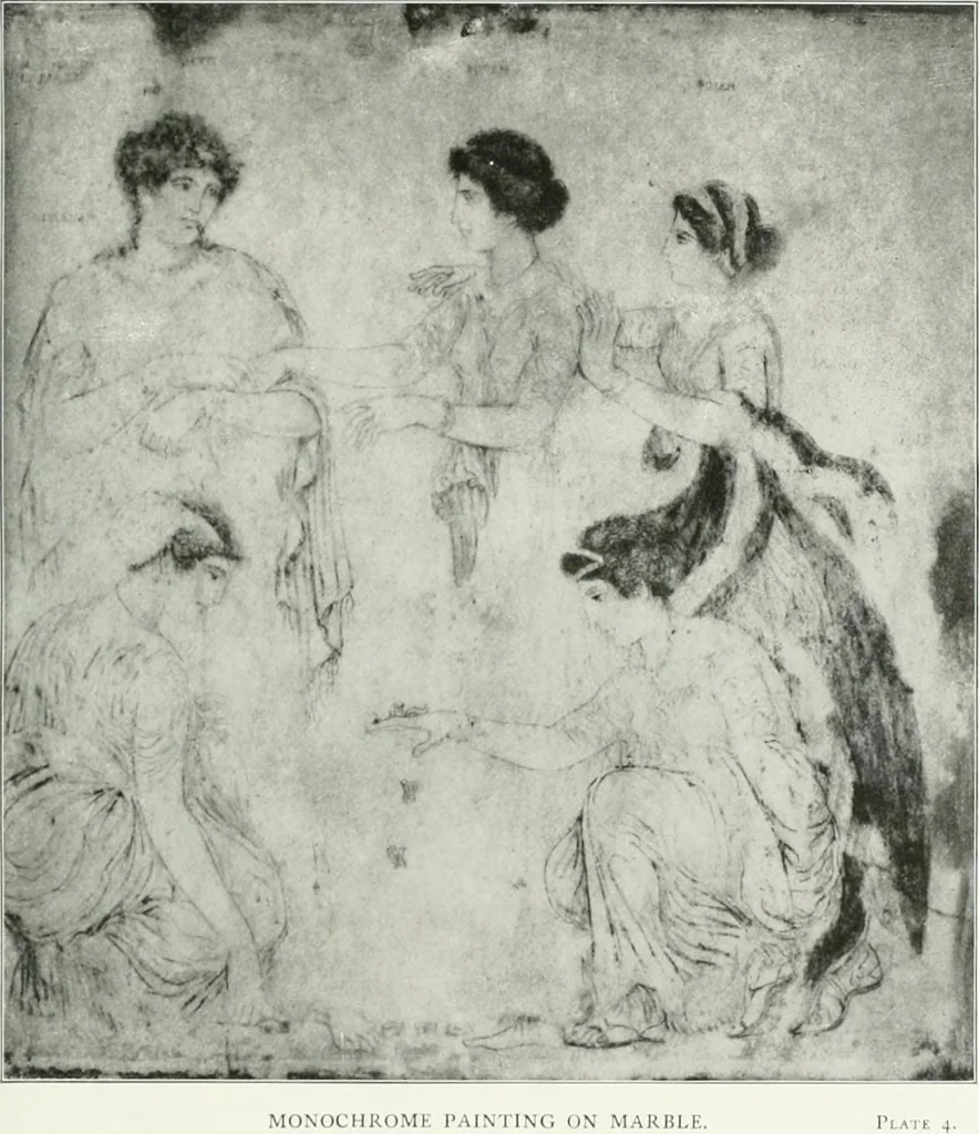 An illustration from Herculaneum, past, present & future, 1908, leaf 54