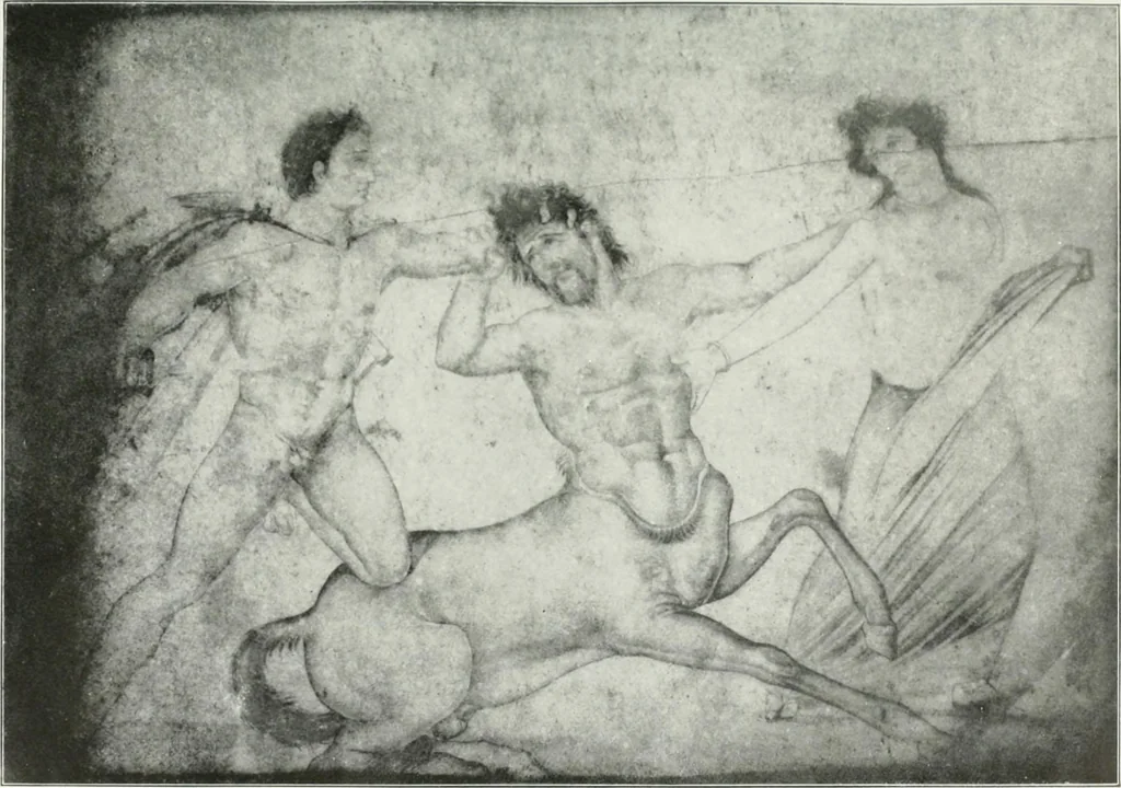 An illustration from Herculaneum, past, present & future, 1908, leaf 58