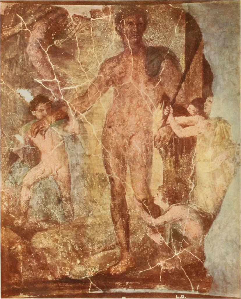 An illustration from Herculaneum, past, present & future, 1908, leaf 9