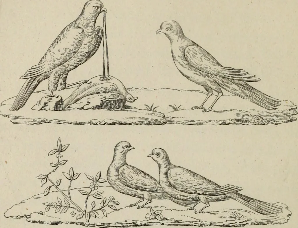 An illustration from Herculanum et Pompéi, recueil général des peintures, bronzes, mosaïques, etc., découverts jusqu'à ce jour, et reproduits d'apreès Le antichita di Ercolano, Il Museo borbonico, et tous les ouvrages analogues, 1870, leaf 125