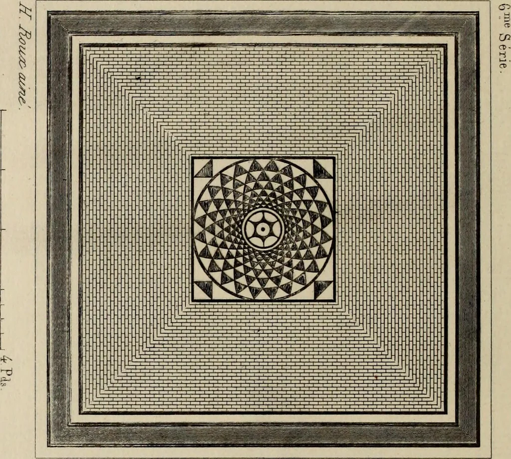 An illustration from Herculanum et Pompéi, recueil général des peintures, bronzes, mosaïques, etc., découverts jusqu'à ce jour, et reproduits d'apreès Le antichita di Ercolano, Il Museo borbonico, et tous les ouvrages analogues, 1870, leaf 273