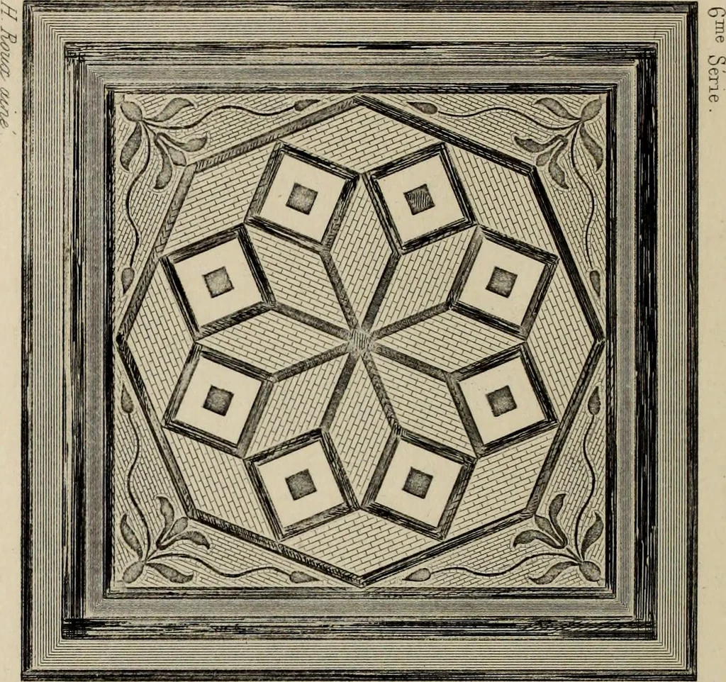 An illustration from Herculanum et Pompéi, recueil général des peintures, bronzes, mosaïques, etc., découverts jusqu'à ce jour, et reproduits d'apreès Le antichita di Ercolano, Il Museo borbonico, et tous les ouvrages analogues, 1870, leaf 275