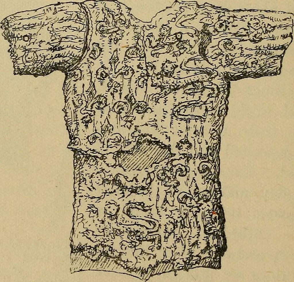 An illustration from The heritage of dress; being notes on the history and evolution of clothes, 1912, leaf 100