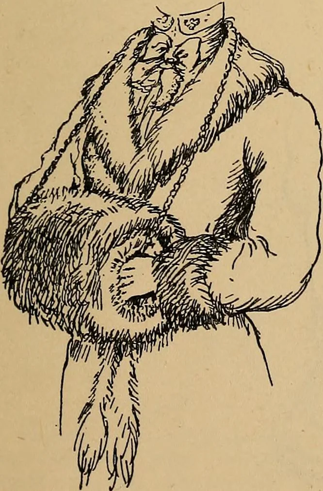 An illustration from The heritage of dress; being notes on the history and evolution of clothes, 1912, leaf 113