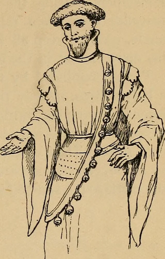 An illustration from The heritage of dress; being notes on the history and evolution of clothes, 1912, leaf 115