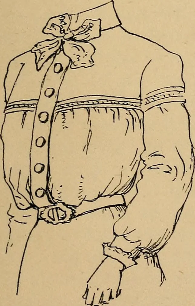 An illustration from The heritage of dress; being notes on the history and evolution of clothes, 1912, leaf 115