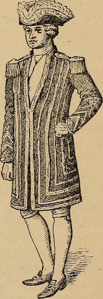 An illustration from The heritage of dress; being notes on the history and evolution of clothes, 1912, leaf 145