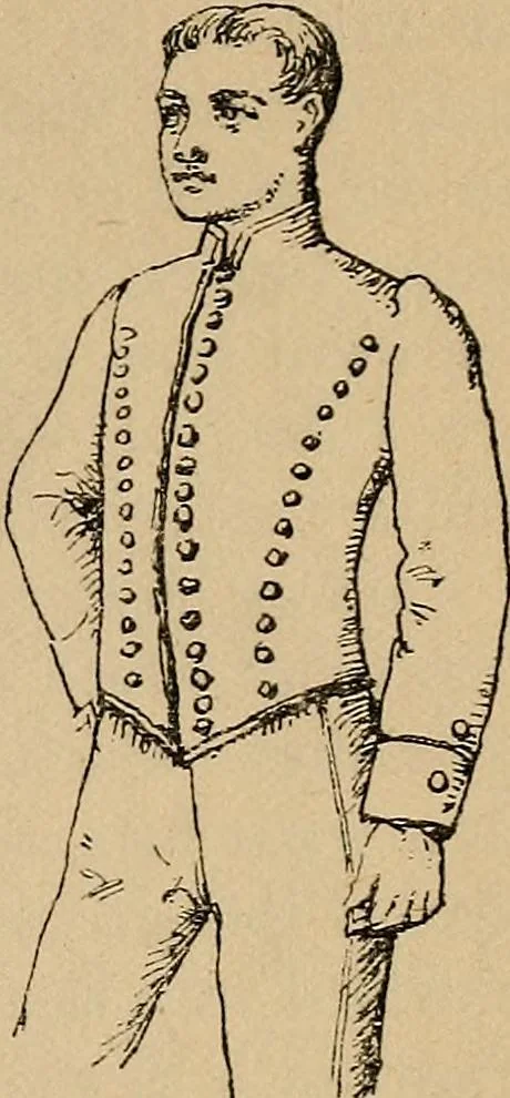 An illustration from The heritage of dress; being notes on the history and evolution of clothes, 1912, leaf 147