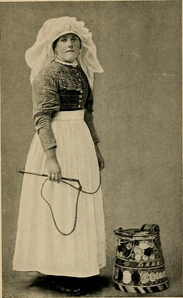 An illustration from The heritage of dress; being notes on the history and evolution of clothes, 1912, leaf 151