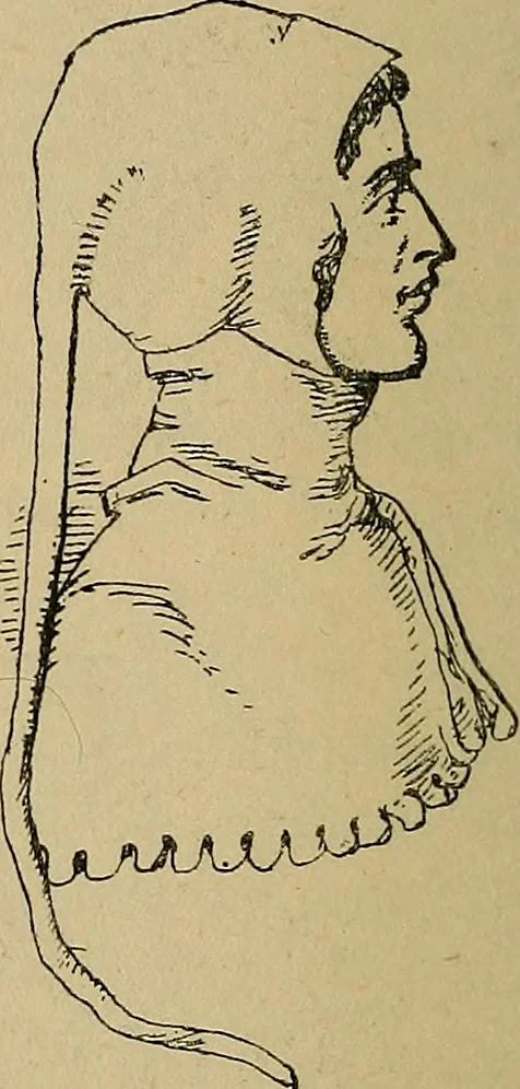 An illustration from The heritage of dress; being notes on the history and evolution of clothes, 1912, leaf 156
