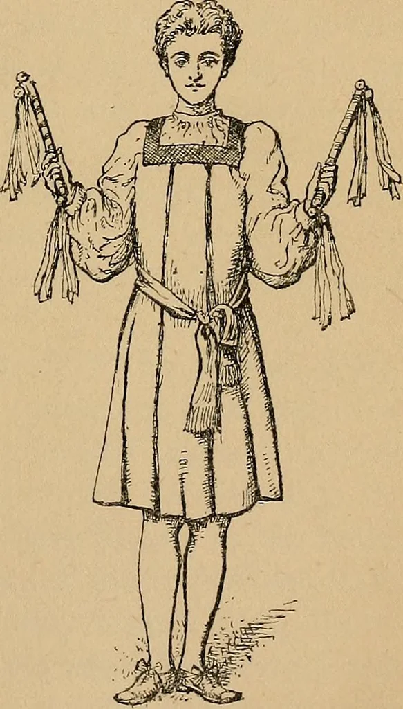 An illustration from The heritage of dress; being notes on the history and evolution of clothes, 1912, leaf 171