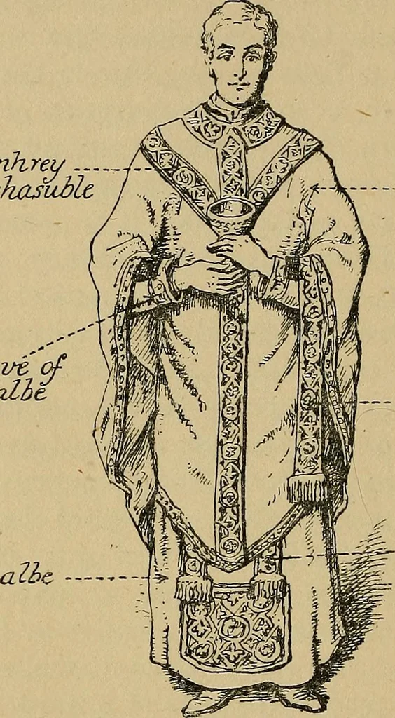 An illustration from The heritage of dress; being notes on the history and evolution of clothes, 1912, leaf 188