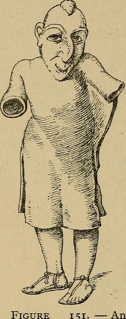 An illustration from The heritage of dress; being notes on the history and evolution of clothes, 1912, leaf 236