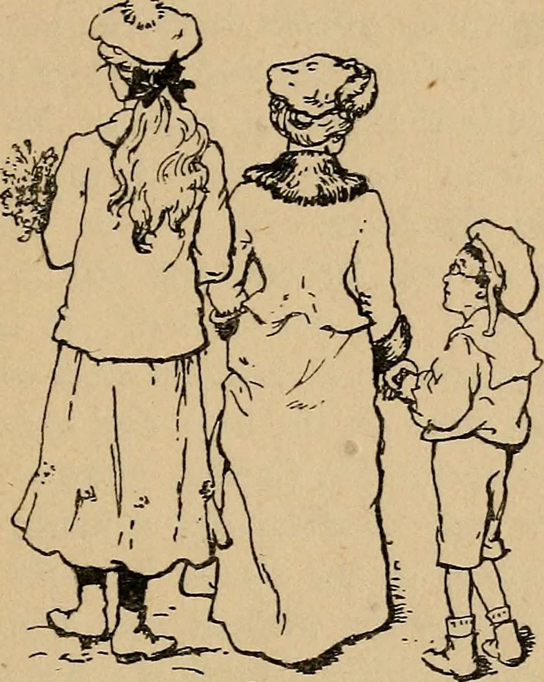 An illustration from The heritage of dress; being notes on the history and evolution of clothes, 1912, leaf 315