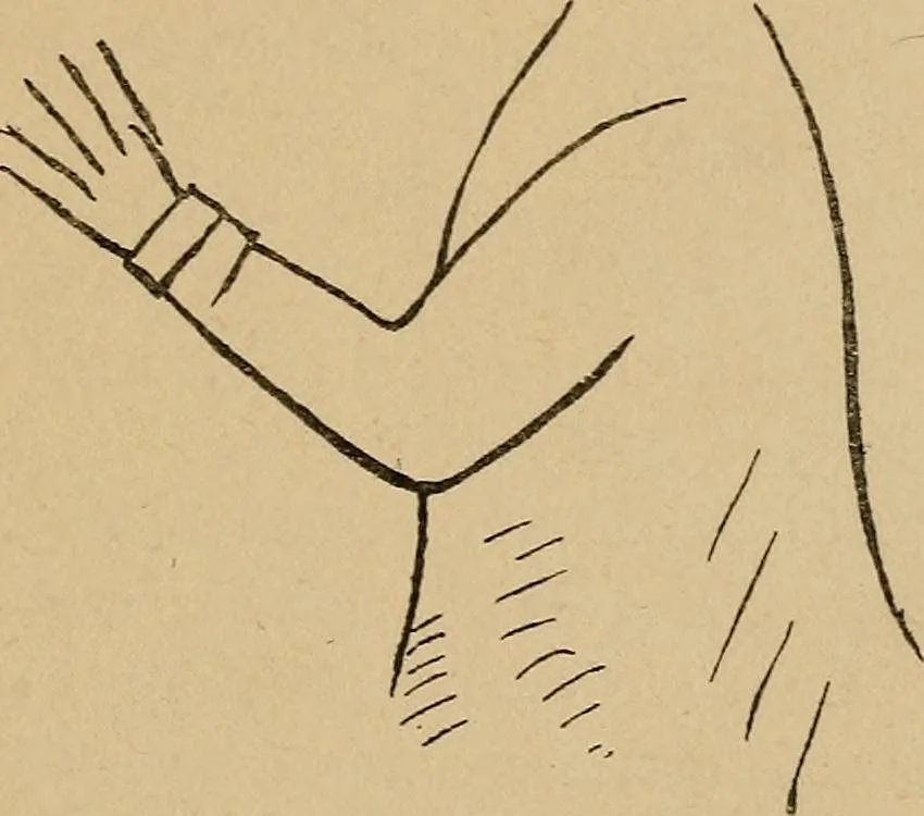 An illustration from The heritage of dress; being notes on the history and evolution of clothes, 1912, leaf 35