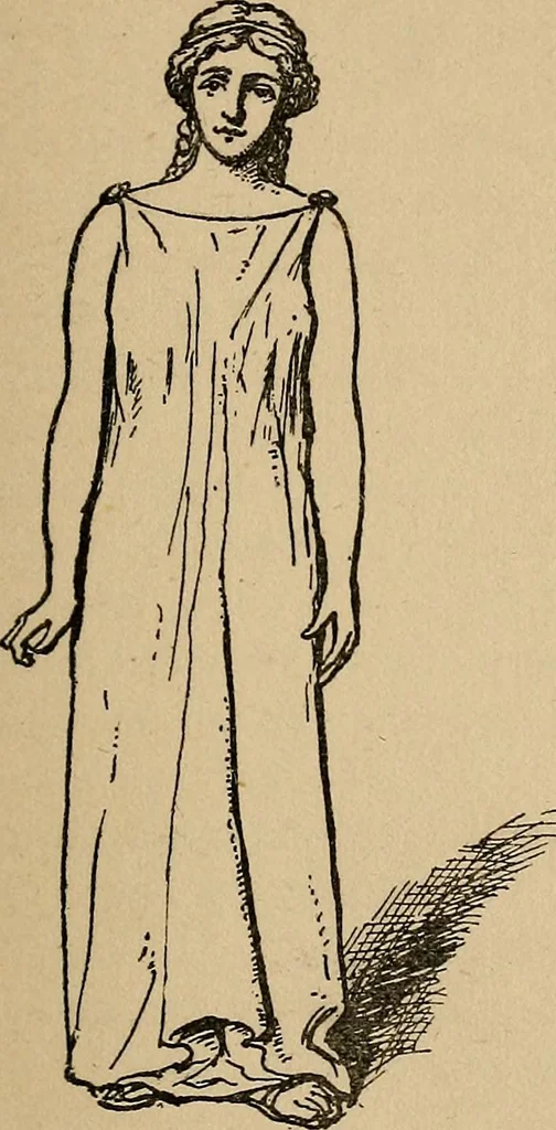 An illustration from The heritage of dress; being notes on the history and evolution of clothes, 1912, leaf 43