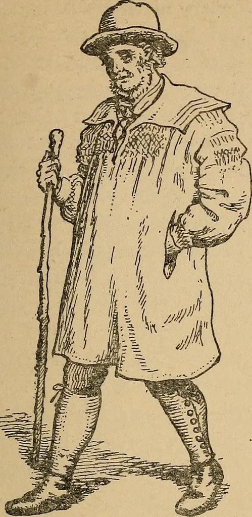 An illustration from The heritage of dress; being notes on the history and evolution of clothes, 1912, leaf 47