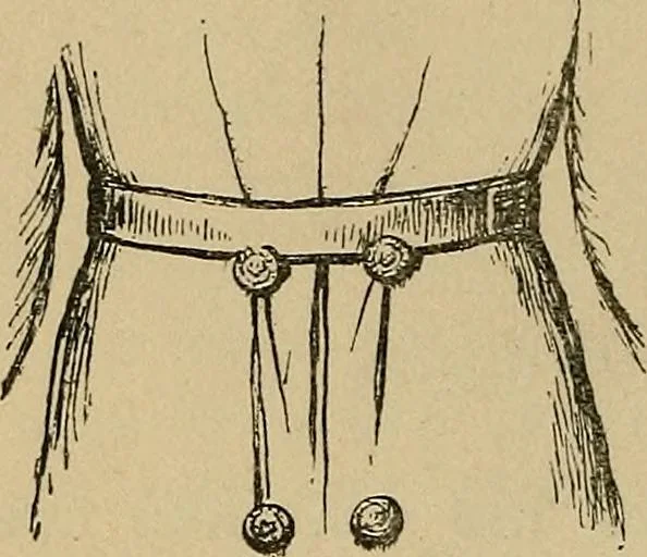 An illustration from The heritage of dress; being notes on the history and evolution of clothes, 1912, leaf 52