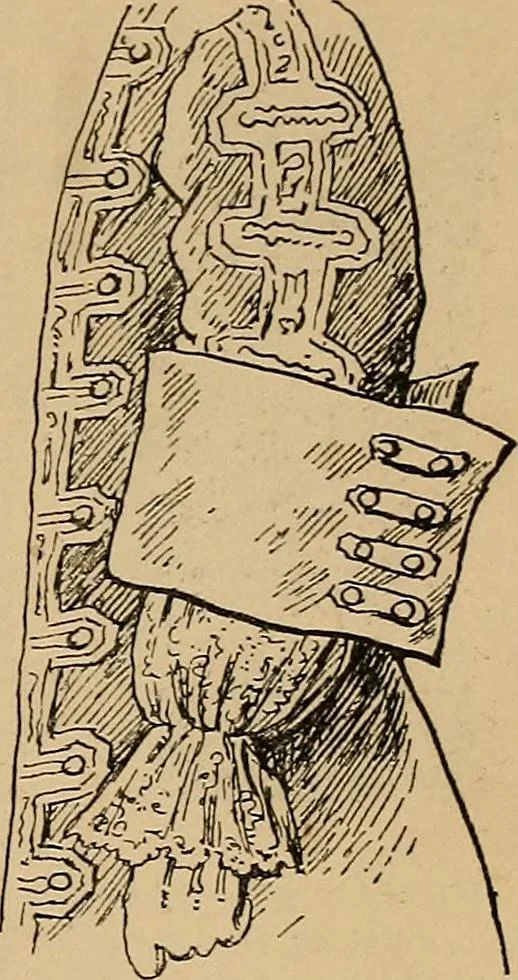 An illustration from The heritage of dress; being notes on the history and evolution of clothes, 1912, leaf 61