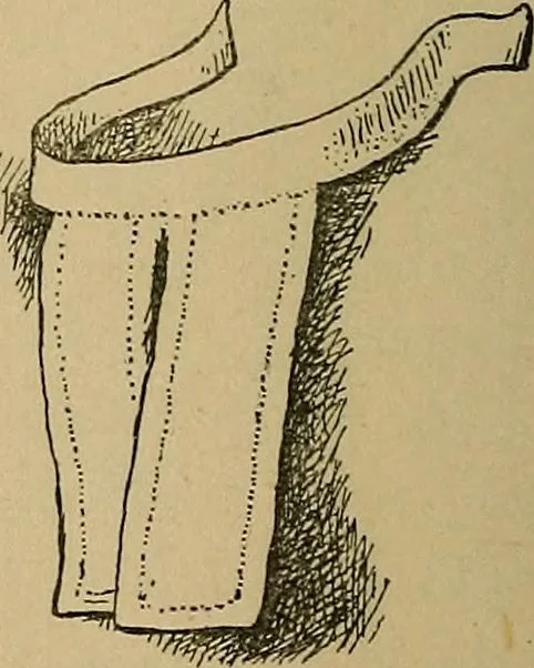 An illustration from The heritage of dress; being notes on the history and evolution of clothes, 1912, leaf 66
